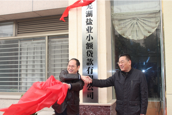 蕪湖鹽業小額貸款有限公司12月26日舉行開業慶典