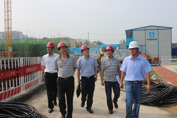 詹先豪、楊曉彬一行到濱湖項(xiàng)目指導(dǎo)工作