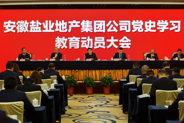 安徽鹽業(yè)地產(chǎn)集團公司召開黨史學(xué)習(xí)教育動員大會